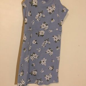 Blue notes dress
